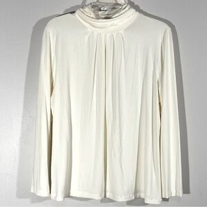 Talbots Pleated Turtle‎ Neck Top